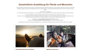 Website Erstellung Pferd in Balance